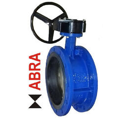 Затвор поворотный фланцевый ABRA-BUV-FL226D600G Ду600 Ру16 с редуктором